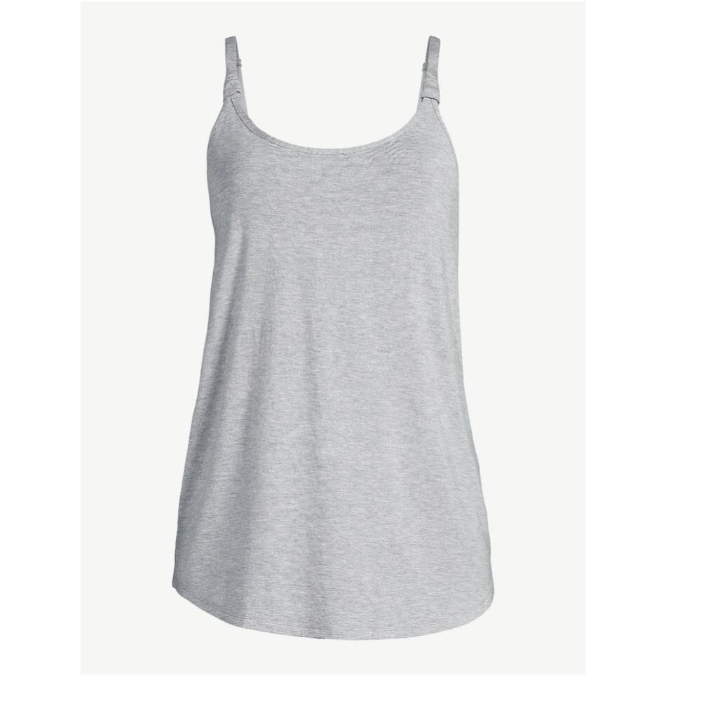 Joyspun Women's Maternity Nursing Cami with Hidden Clip Size S-M